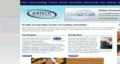 Desktop Screenshot of airtechdfw.com